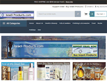 Tablet Screenshot of israeliproducts.com